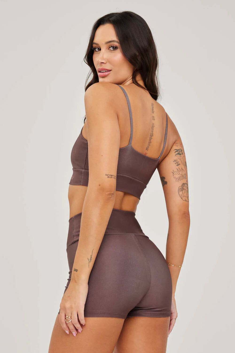 Plain Brown Tank Top