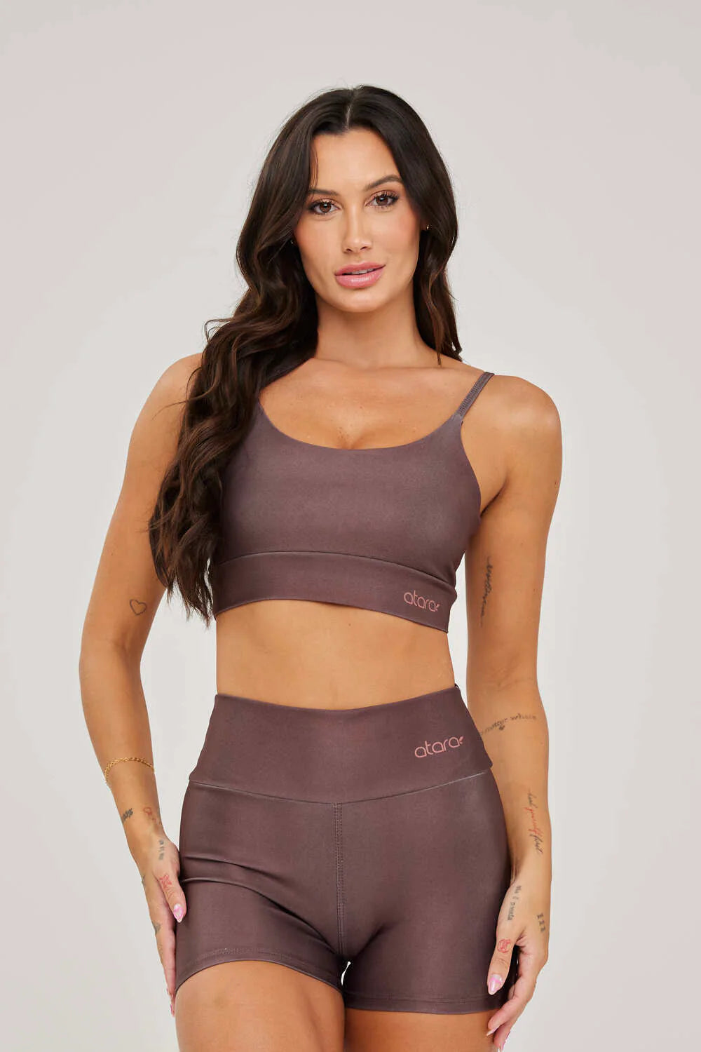 Plain Brown Tank Top