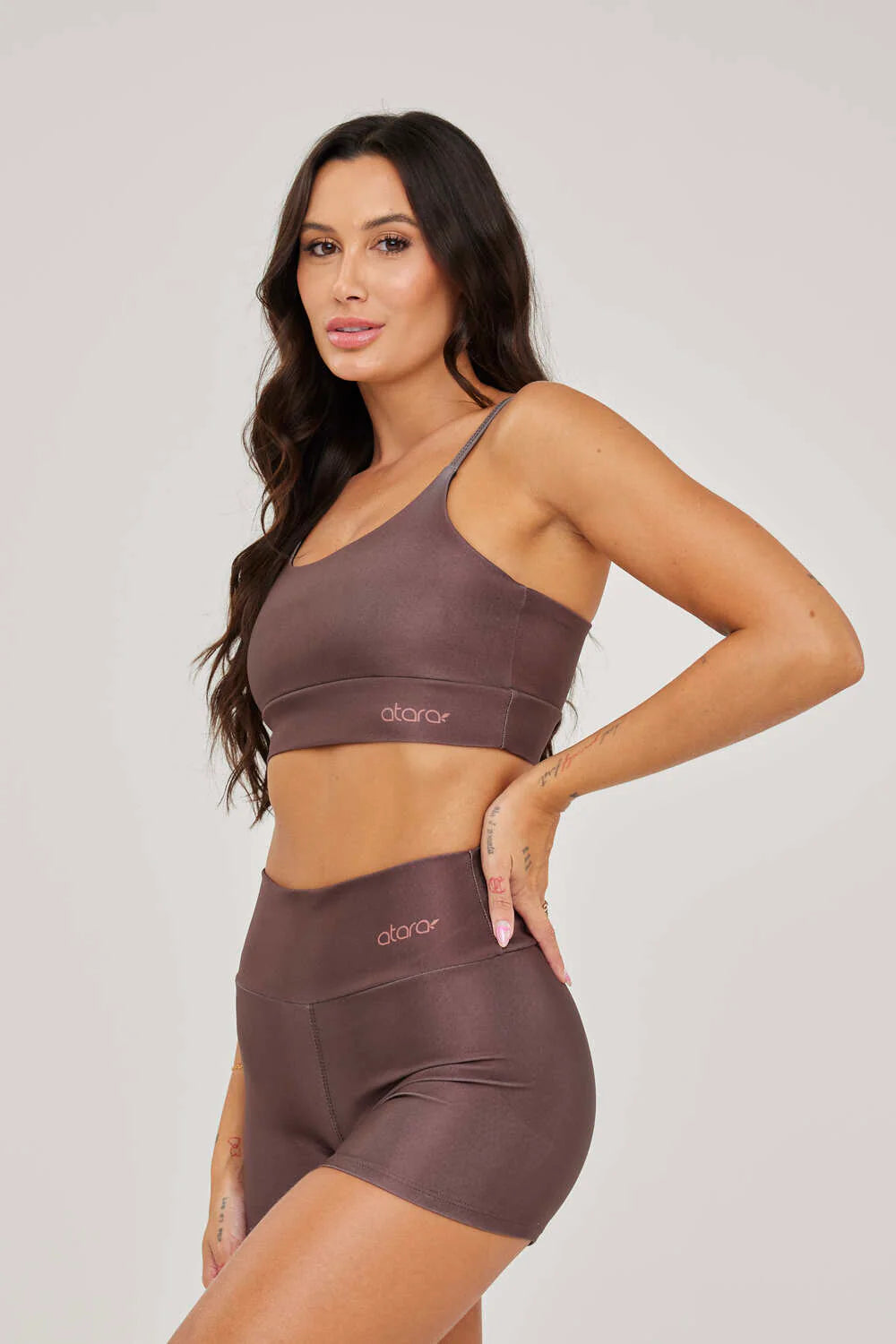 Plain Brown Tank Top