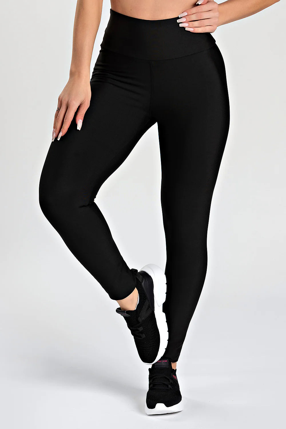 Basic Plain Black Leggings